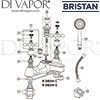 Bristan Regency Deck Mounted Bath Shower Mixer Spares